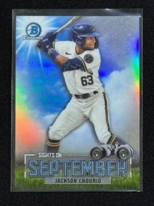 2023 Bowman - Sights on September Jackson Chourio #SOS-11 (RC) - Picture 1 of 4
