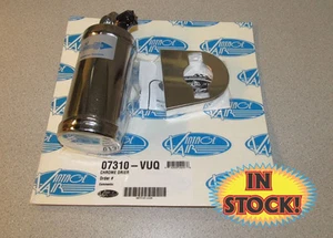 Vintage Air 07310-VUQ - A/C Drier with Bracket - Chrome - Picture 1 of 3