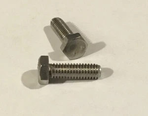 Bulloni a testa esagonale 5/16-18 x 1", acciaio inox - Lotto di 19 pezzi. - Foto 1 di 2