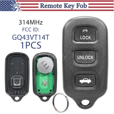 Llavero de entrada sin llave remoto para Toyota Corolla 2003 2004 2005 2006 2007 2008 Foto 1 de 4