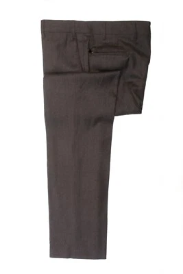 Corneliani Brown Wool Twill Pants 28901 Foto 1 de 4