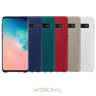Capa de couro oficial original Samsung para Galaxy S10 (EF-VG973) - Imagem 1 de 3