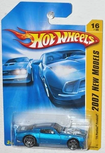 Hot Wheels 2007 New Models #16 1970 Pontiac Firebird Scum Bum on Rear MOC TH HTF - Picture 1 of 5