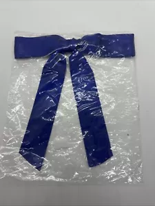 fiocco blu in raso per grembiule bambino scuola o asilo - Imagen 1 de 4