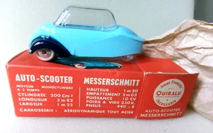 Vintage QUIRALU France -Messerschmitt KR 200 Micro/Bubble Car - No.16 Boxed - Picture 1 of 10