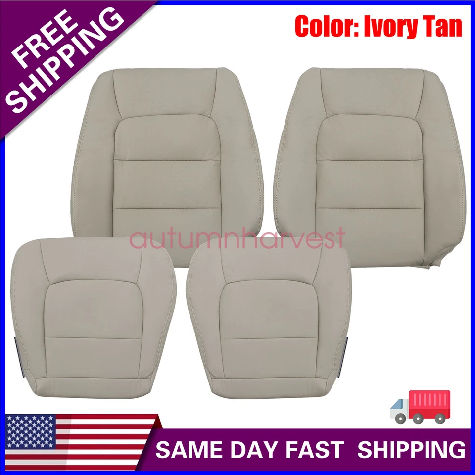 Nuevo para 1998 1999 2000-2007 Lexus LX470 cubierta de asiento de repuesto de cuero delantero tostado Foto 1 de 4