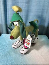 Vintage Plush 1997 Looney Tunes Applause Bendable K-9 dog Marvin the Martian New