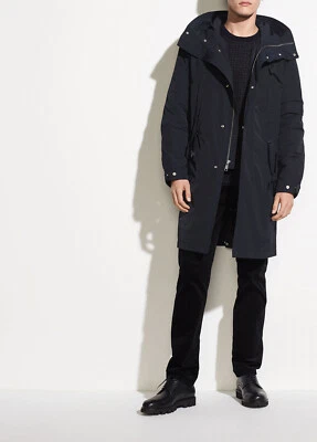 CHAQUETA PARKA HOMBRE CON CAPUCHA VINCE M006 NUEVA CON ETIQUETAS TALLA S, M, L, XL en AZUL MARINO $795 Foto 1 de 4