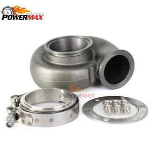 1.01 Dual Vband Turbine Housing GEN2 GTX3071R GTX3076R Turbo+Outlet Flange/Clamp - Picture 1 of 5