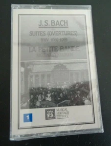 JS BACH Musical Heritage Society SUITES + LA PETITE BANDE Cassette Tape NEW - Picture 1 of 2