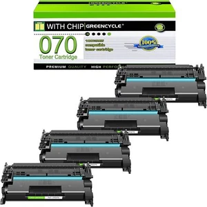 4Packs 070 070H CRG070 CRG-070 CRG070H Toner Cartridge for imageCLASS LBP247dw - Picture 1 of 6