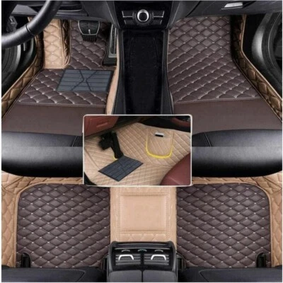Fits For Audi A6 A7 A8 Custom Floor Car Mats All Weather Car Rugs Liner Carpets - Imagem 1 de 4