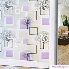 Window Film Print Sticker Cling Glass UV Block Gift Decor For Office Home Door