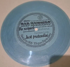 Bad Manners No Respect 7" Vinyl UK Flexipop blau Flexi Disc  - Bild 1 von 1