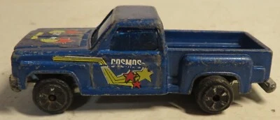 Blue Chevrolet Truck 2 Chevy Square Yatming Rare Vintage Cosmos Hong Kong Toy - Image 1 of 4