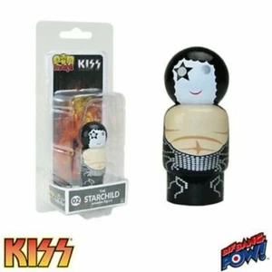 Lot of six KISS Destroyer The Starchild Pin Mate Wooden Figure Lot of 5 - Picture 1 of 1