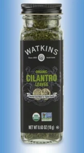 WATKINS ORGANIC CILANTRO LEAVES (0.63 oz/18 g) - Picture 1 of 2