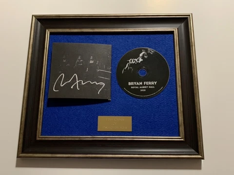 SIGNED/AUTOGRAPHED BRYAN FERRY - ROYAL ALBERT HALL 2020 FRAMED CD PRESENTATION Cover