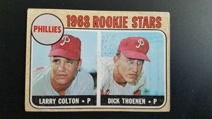 1968  TOPPS CARD#348  PHILLIES   ROOKIE STARS  VGEX . PGCCARDS 