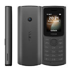 Nokia 110 2021 Dual SIM Czarny Senior Telefon komórkowy z aparatem Nowy Oryginalne opakowanie Bez Simlocka