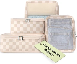 Vandel Cubi da Imballaggio a Compressione Salvaspazio, Borse Organizzatore Bagagli da Viaggio - Foto 1 di 8