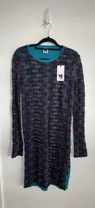 Missoni Dress Womens Medium Blue Purple Long Sleeve Dress Size M BNWT - Bild 1 von 4
