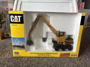 Norscot CAT W345B Series II Material Handler w/ Work Tools Yellow 1:50 Good Box - Picture 1 of 1