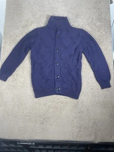NUBE Boys Turtle Neck Sweater Blue Size 140 - Picture 1 of 4