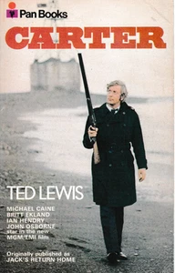 Get Carter, Ted Lewis - 1971 Pan Paperback, Michael Caine Movie Tie-In - Imagen 1 de 3
