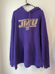 Sudadera con Capucha Fanatics JMU Dukes Púrpura Talla 4XL - Imagen 1 de 4