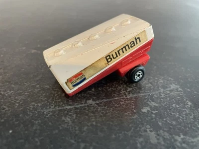 Matchbox Lesney Superfast #63 Red BURMAH Freeway Gas Tanker Trailer Lesney 1973 - Image 1 of 4