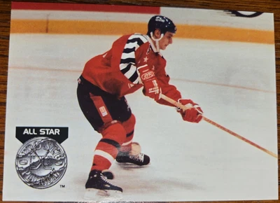 1991-92 Pro Set Platinum All Star Sergei Fedorov #277 Detroit Red Wings Mint HOF - Image 1 of 2