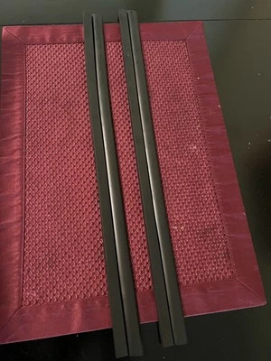 1955 To 1959 Chevrolet & GMC Truck Door Glass Window Sash Rubber Seal Pair - Image 1 of 4