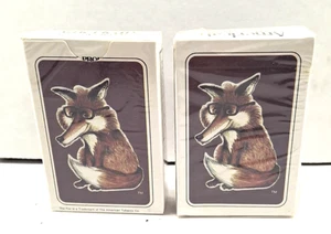 Nuevo en Paquete Vintage Fox American Lights & Filters Tabaco Cartas de Juego 2 Barajas Sin Abrir - Imagen 1 de 3