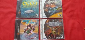 Dreamcast Lot 1 of 2. 4 games CIB. Ecco Draconus Armada Charge N Blast TESTED