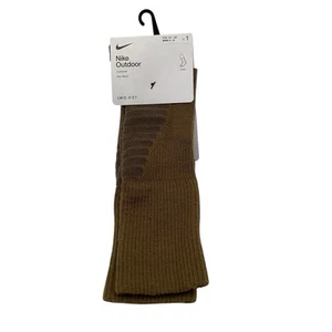 Nike Green Cushioned Crew Socks Youth 3Y-5Y / Women 4-6 Hiking Running - Picture 1 of 5