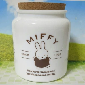 Bottiglia portaoggetti in vetro design Miffy dal 1953 zakka festa limited - Foto 1 di 8