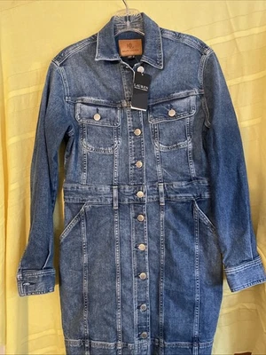 Women’s Button-up Ralph Lauren Denim Trucker Dress  Size 4, Jean Dress, Fall - Image 1 of 4