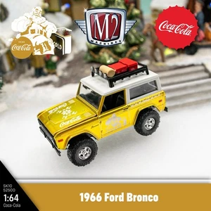 NEW! M2 Machines 2025 Coca-Cola Christmas 1966 Ford Bronco - Picture 1 of 4