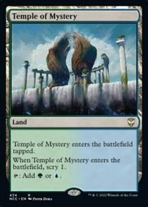 Temple of Mystery - Commander: Streets of New Capenna #434 MTG Magic The Gatheri - Picture 1 of 1