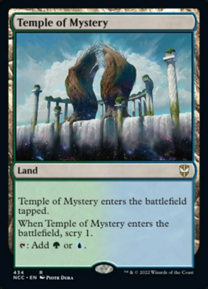 Temple of Mystery - Commander: Streets of New Capenna #434 MTG Magic The Gatheri - Image 1 of 1