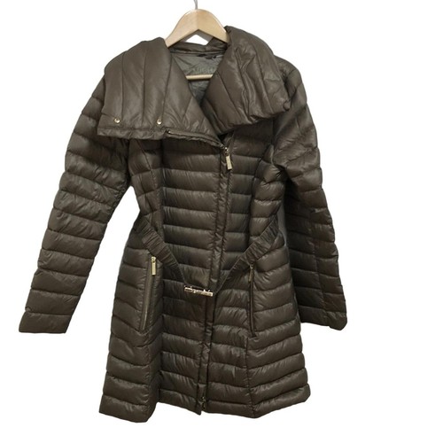 Autentico MICHAEL KORS Piumino donna marrone scuro