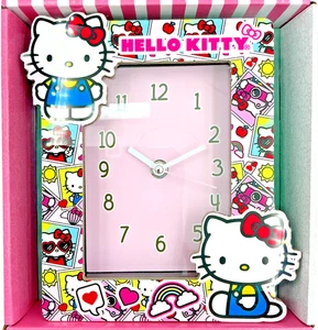Sanrio Hello Kitty Table Top Clock Analog 1 AA Battery by Accutime Watch Co. - Picture 1 of 3