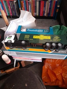 Poundland Trailer And Unit Boxed 1.34 Scale - Picture 1 of 1