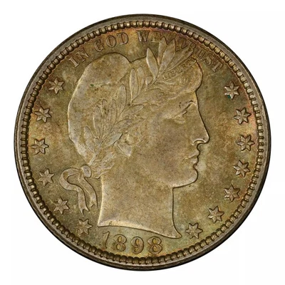 1898-O Barber Quarter PCGS MS-63 CAC - Image 1 of 4
