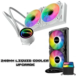 240mm Liquid CPU Cooler AIO Water Cooler Upgrade - Picture 1 of 10