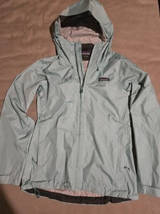 Patagonia Torrentshell H2NO Rain Jacket Womens Size XS Blue Lightweight - Picture 1 of 6