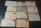 Germany lot of 11 old covers to Cottonsville MD Correspondence included