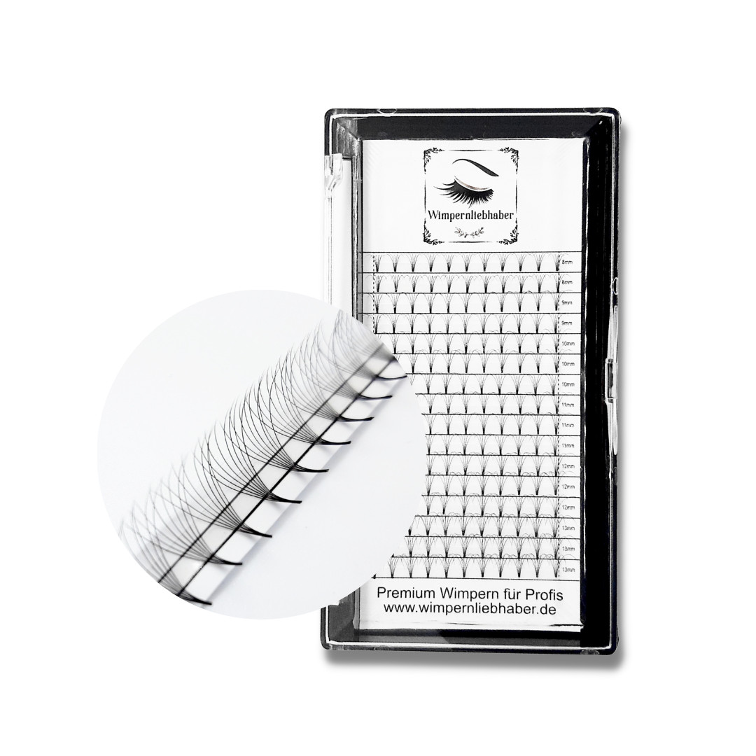 MACY Wimpernverlängerung Profi Set – Einzelwimpern Silk Lashes, Kleber, Pinzetten & Zubehör