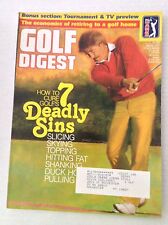 Golf Digest Magazine How To Cure 7 Deadly Sins January 1987 020717RH